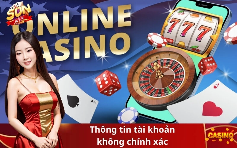 Thông tin tài khoản không chính xác